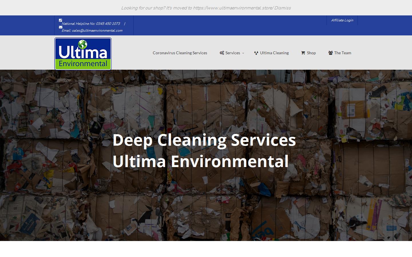 Ultima Environmental Website