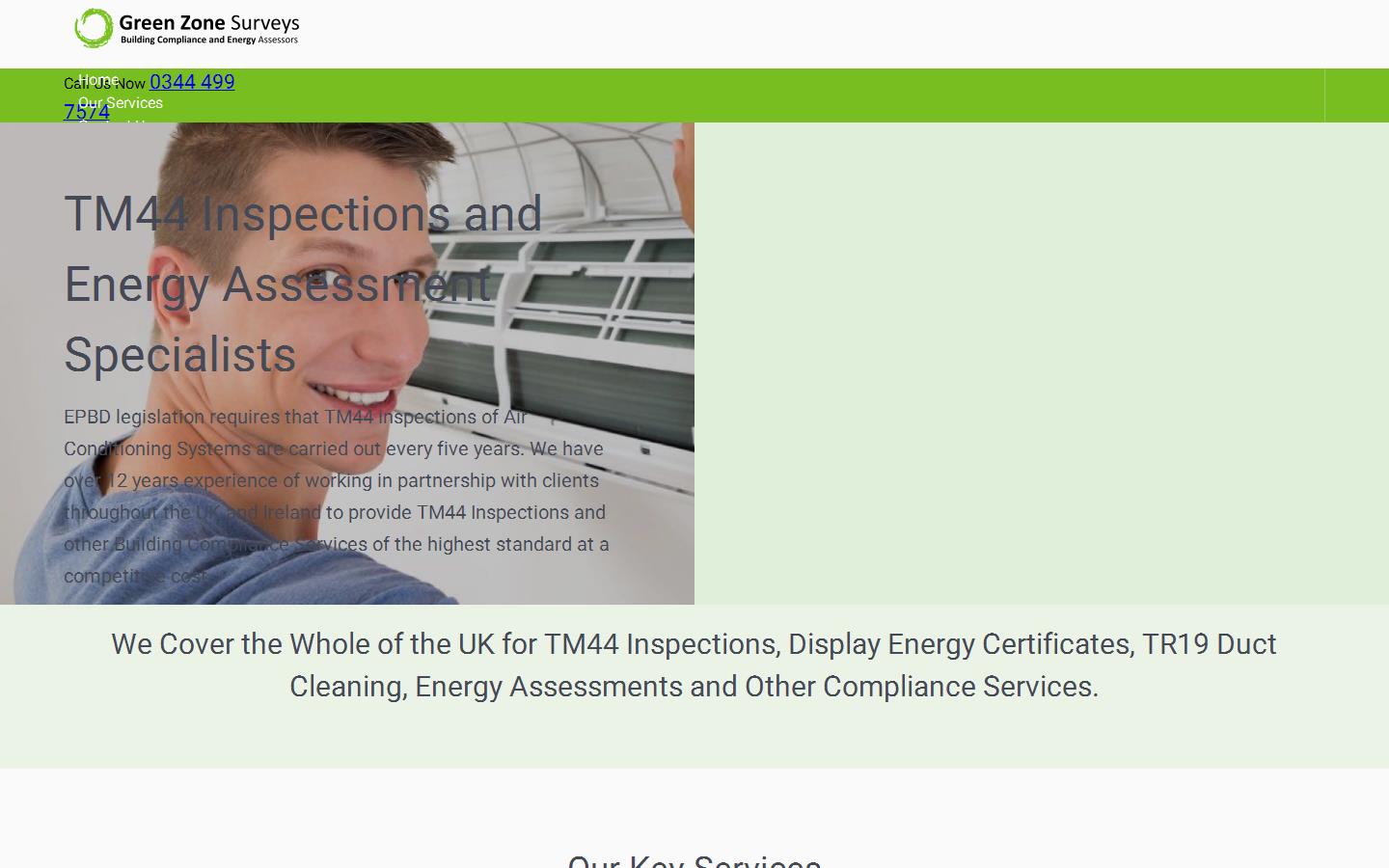Green Zone Surveys (UK) Ltd Website