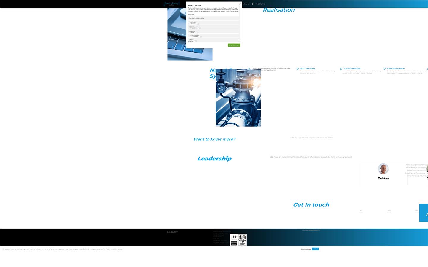 Blue Lightning Solutions Ltd Website