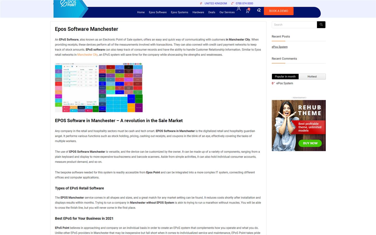 ePos Point Website