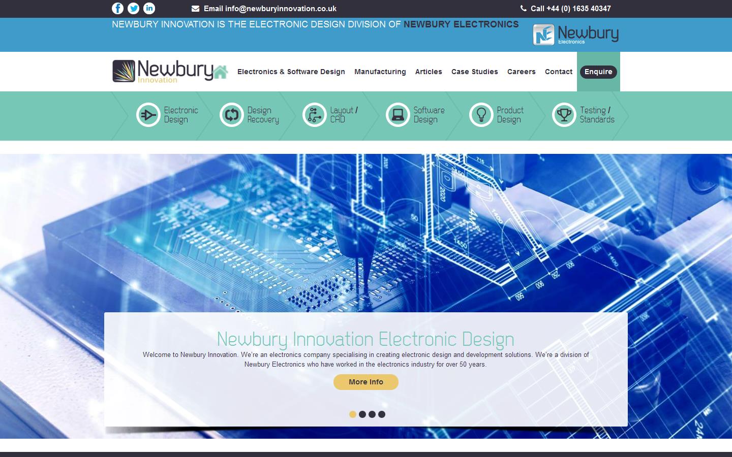 Newbury Electronics Website