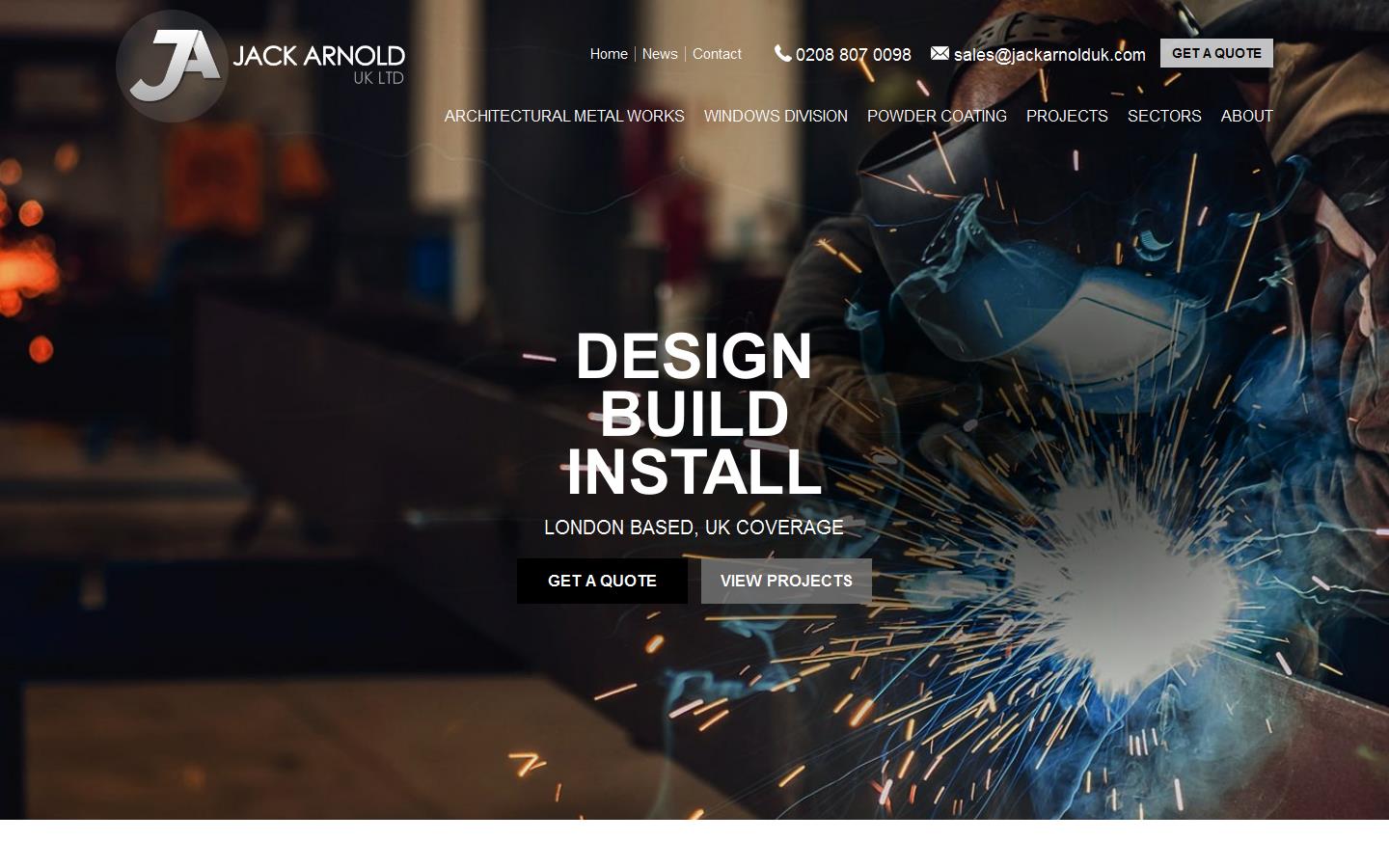 Jack Arnold UK Ltd Website