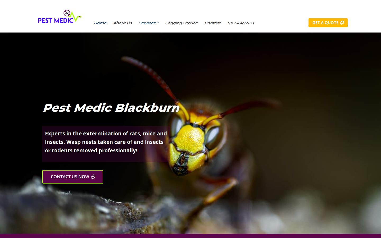 Pest Medic Website