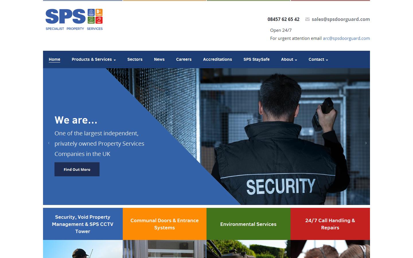 SPS Doorguard Limited Website