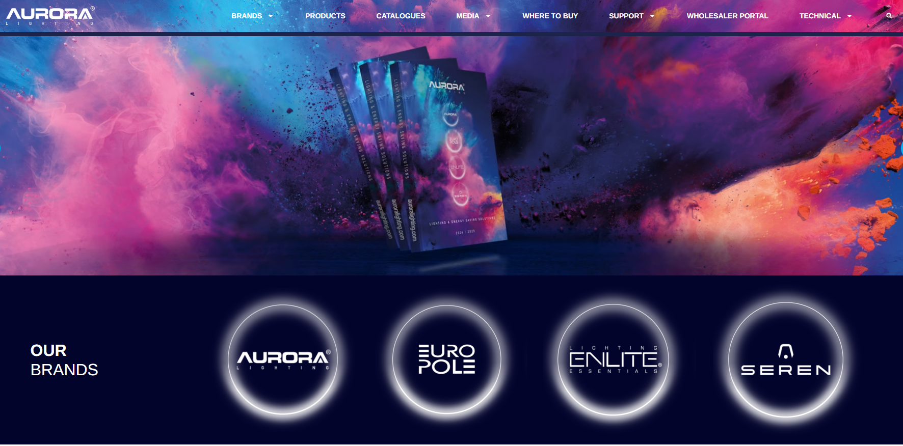 Aurora Lighting Website