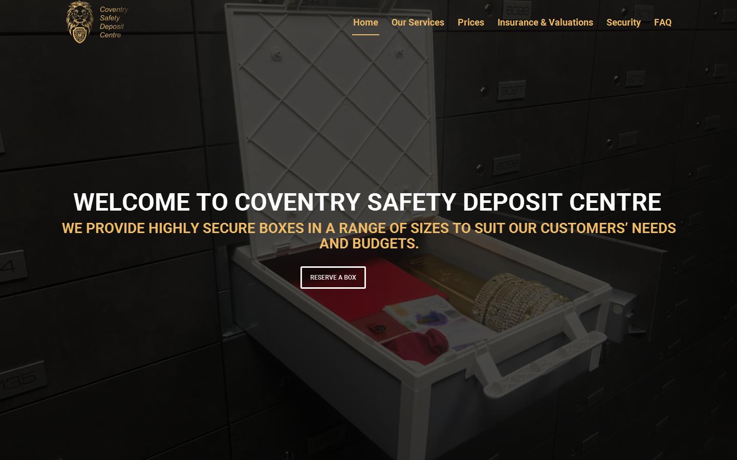 Coventry Safety Deposit Website
