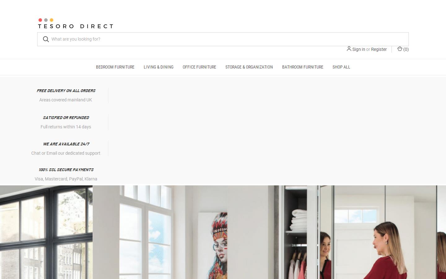 Tesoro Direct Website