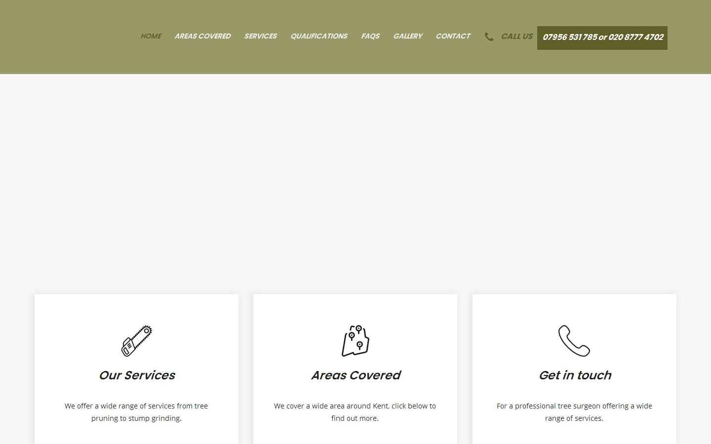 Evergreen Tree Services Website