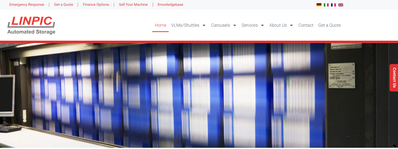 Linpic Automated Storage Website