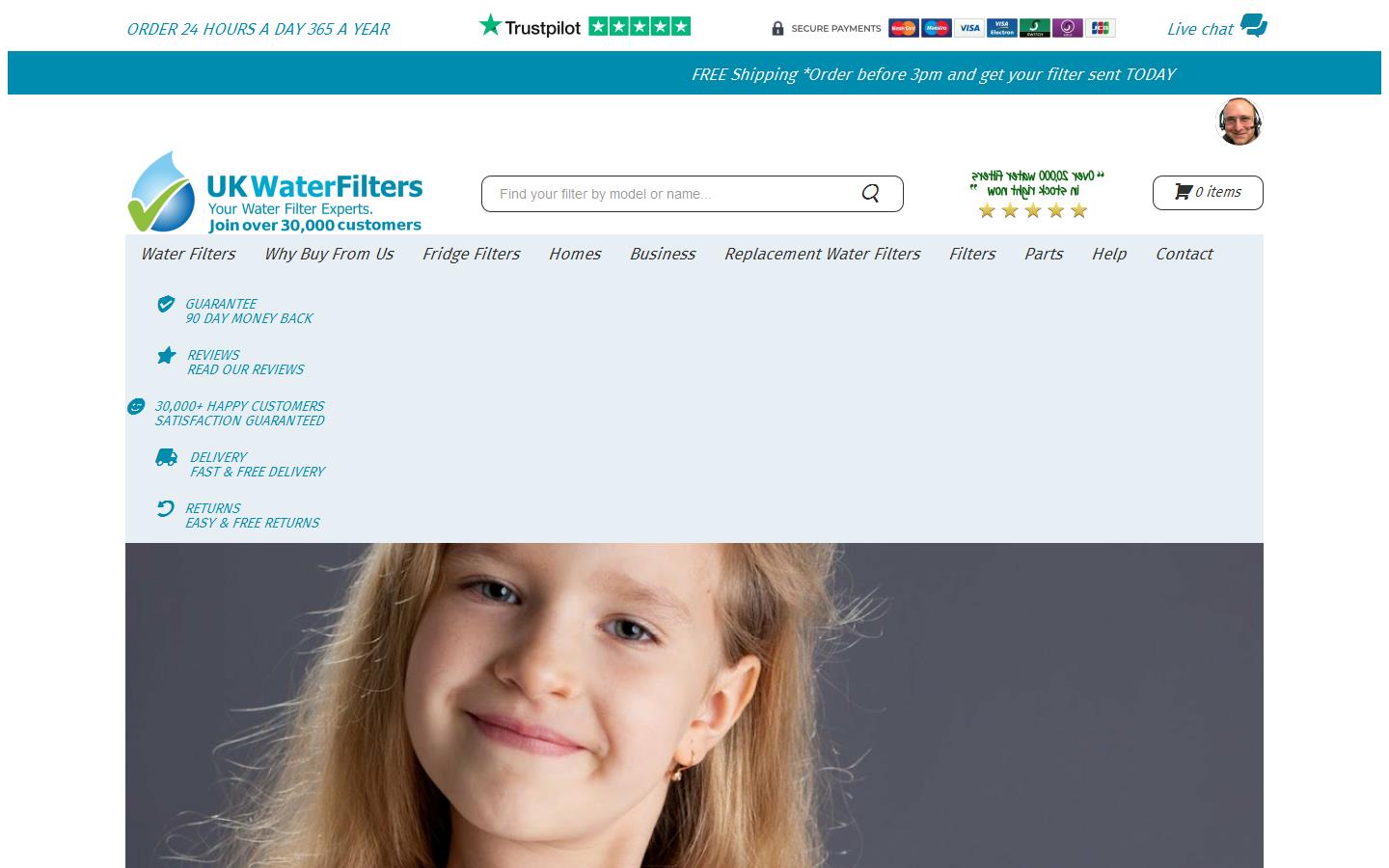 UK Water Filters Ltd Website
