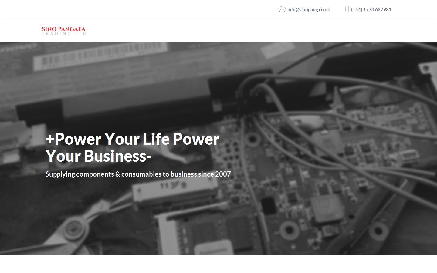 Sino Pangaea Trading Website