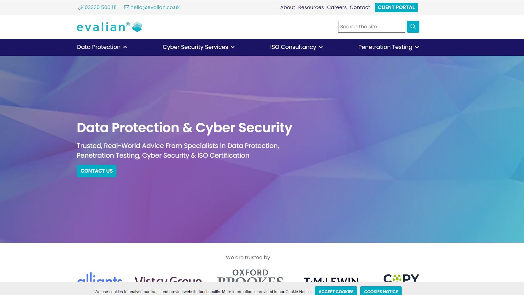 Evalian Limited Website