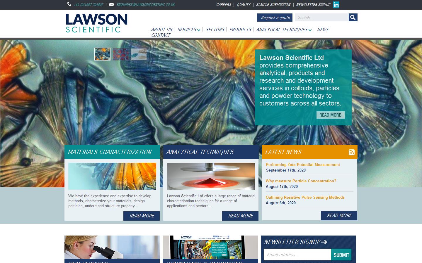 Lawson Scientific Website