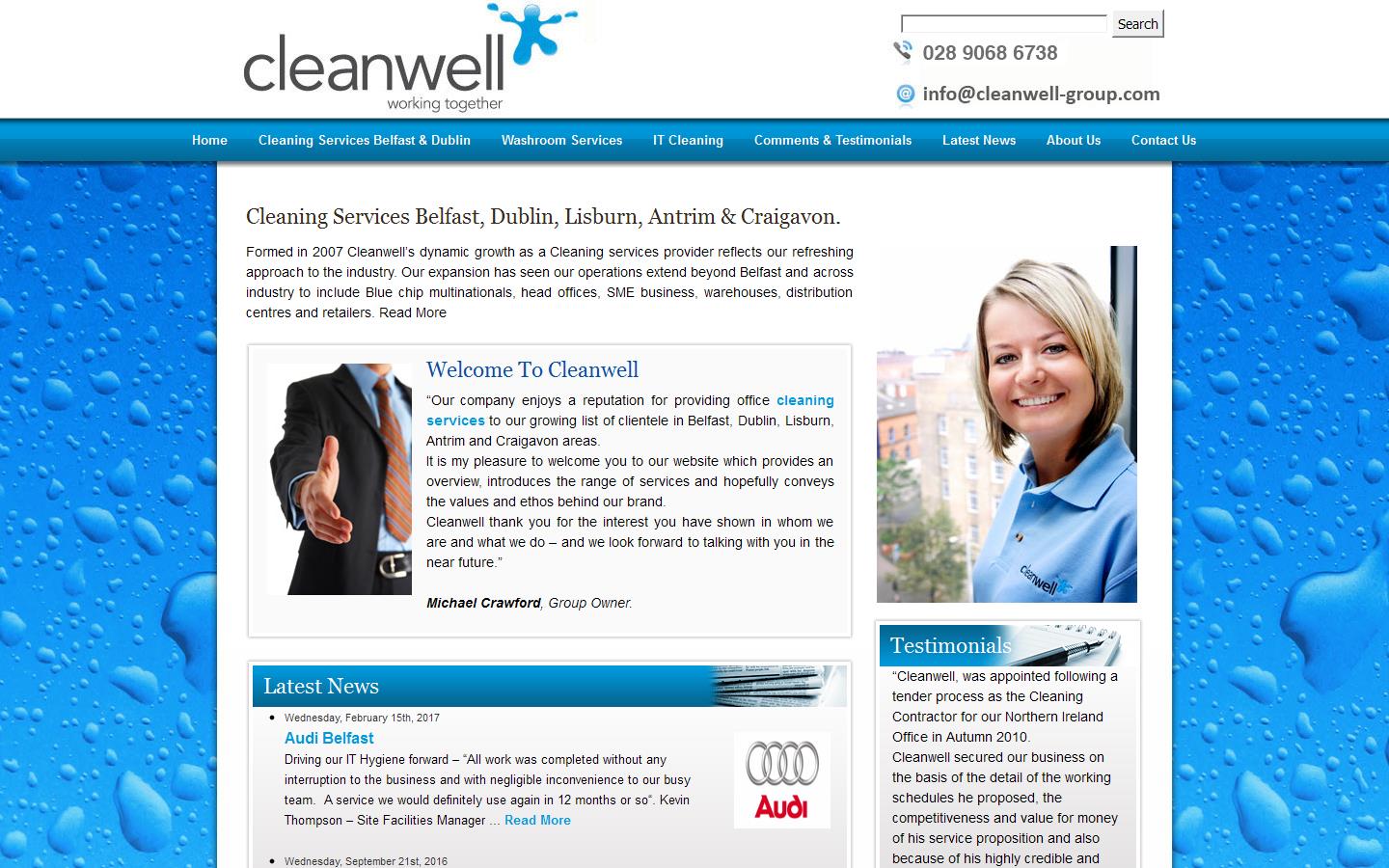 Cleanwell Group Website