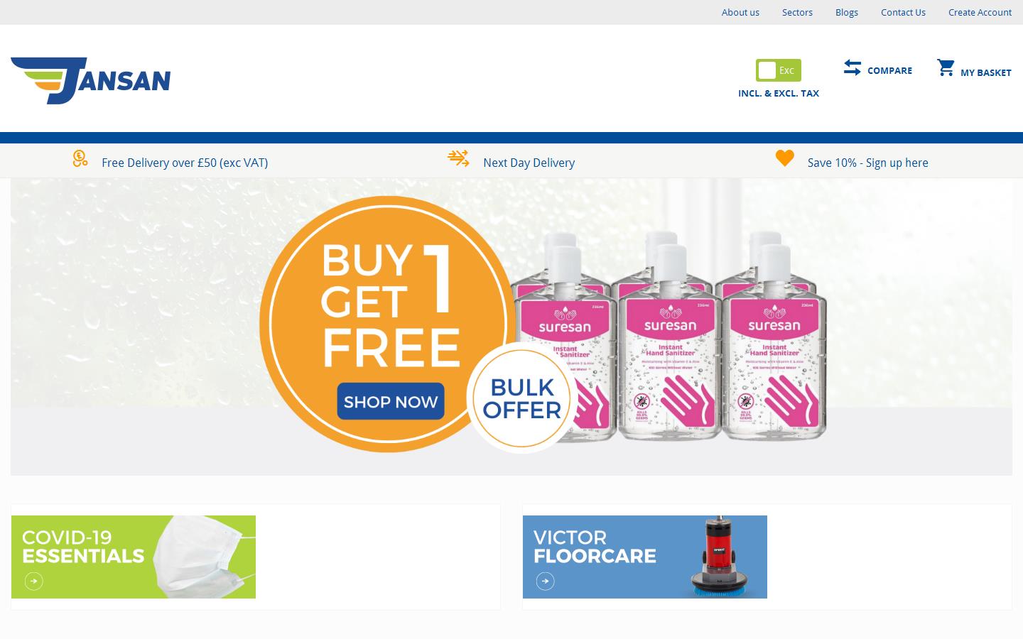 JanSan UK Website