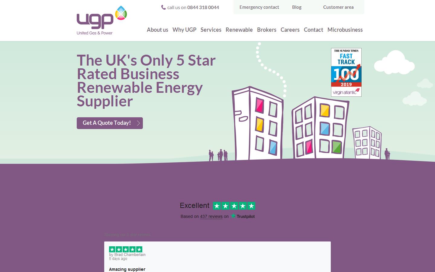 United Gas & Power Website