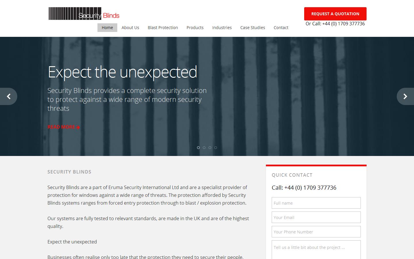 Eruma Security International Ltd Website