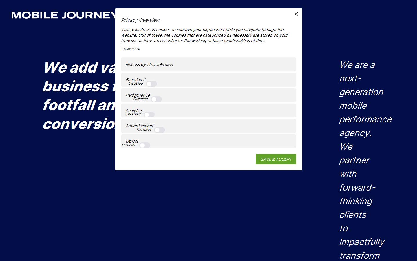 Mobile Journey Ltd Website