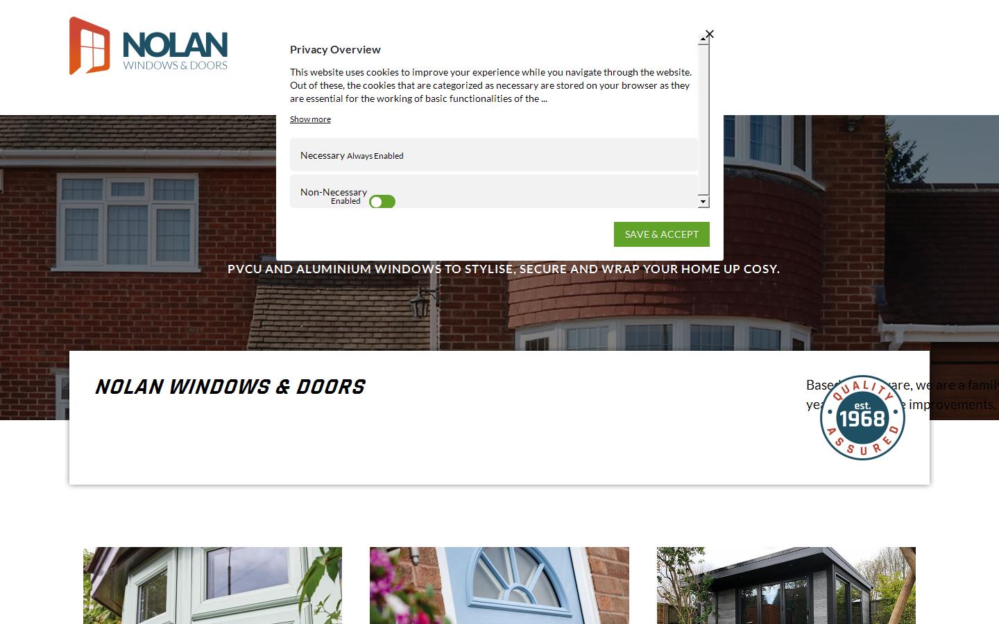 Nolan Glass Ltd Website