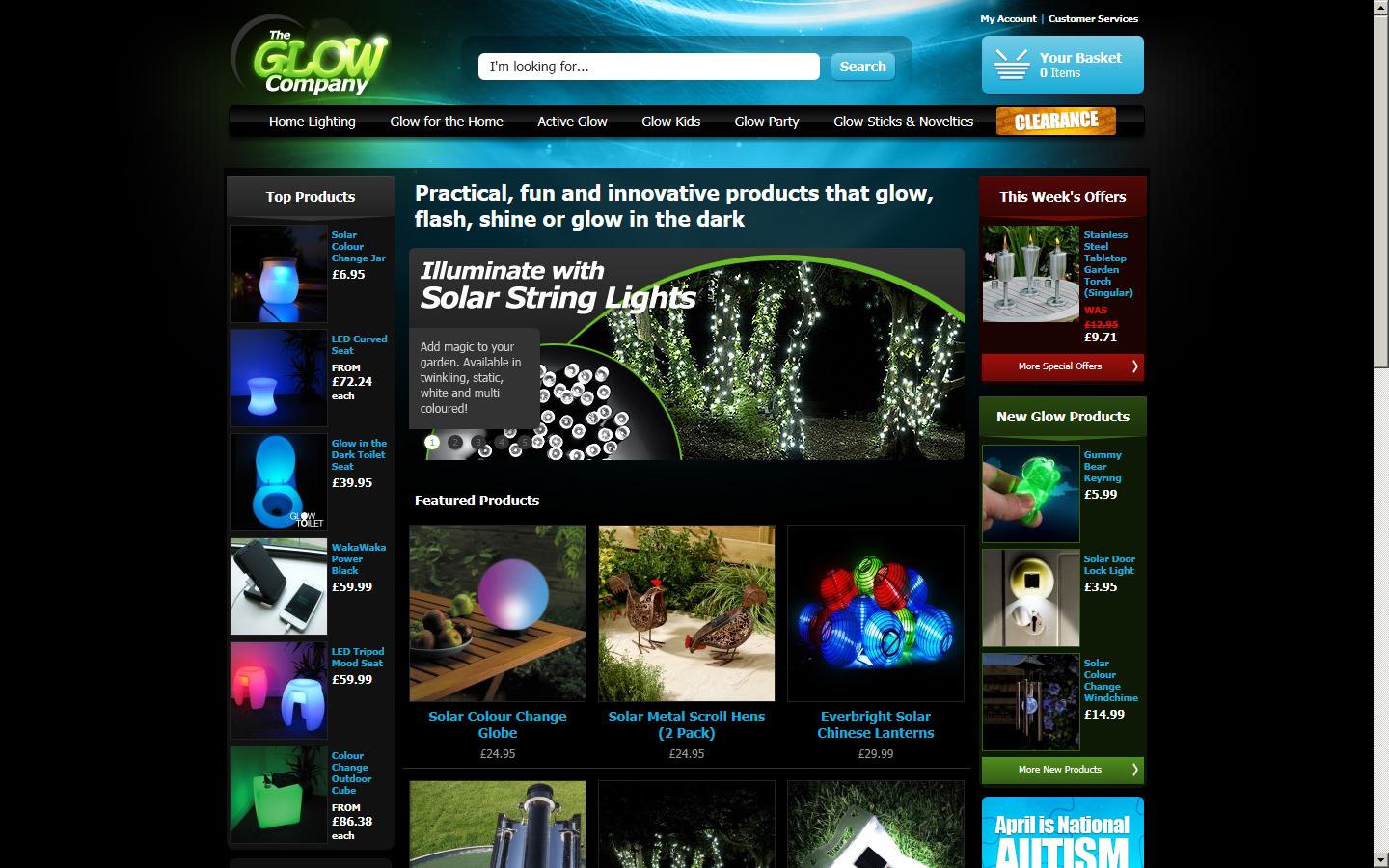 The Glow Company UK Ltd Website