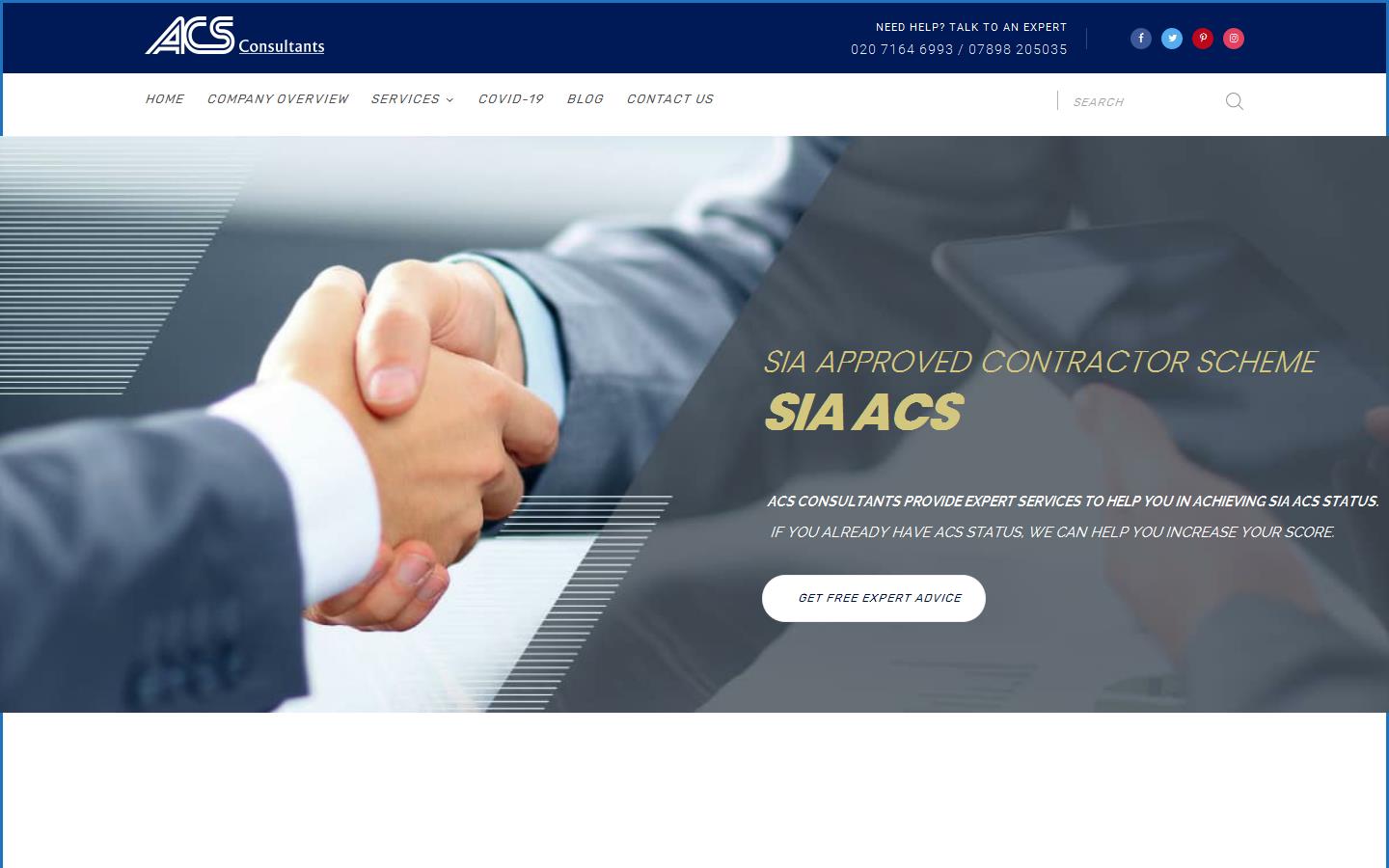 ACS Consultants Website