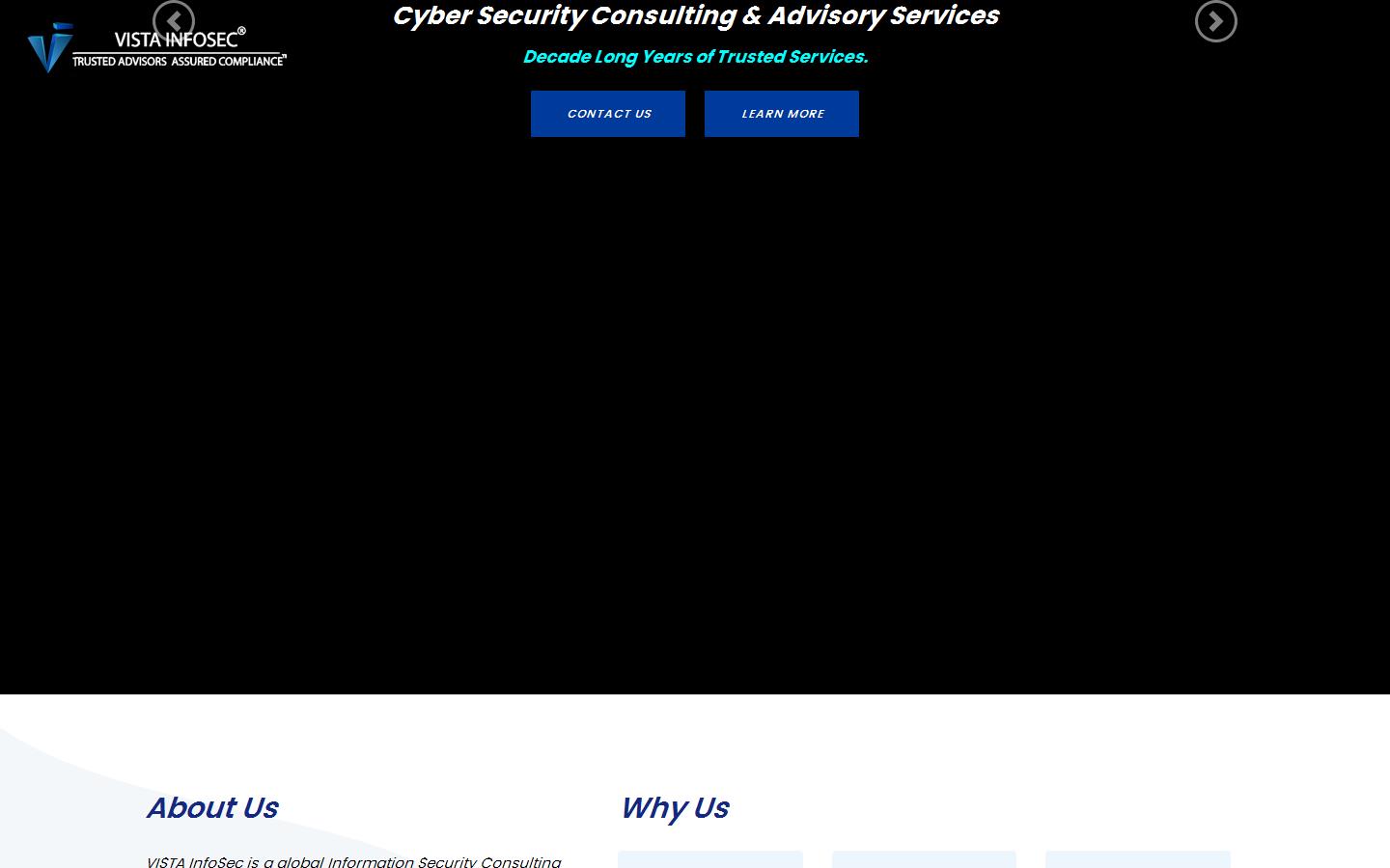 Vista Infosec Website