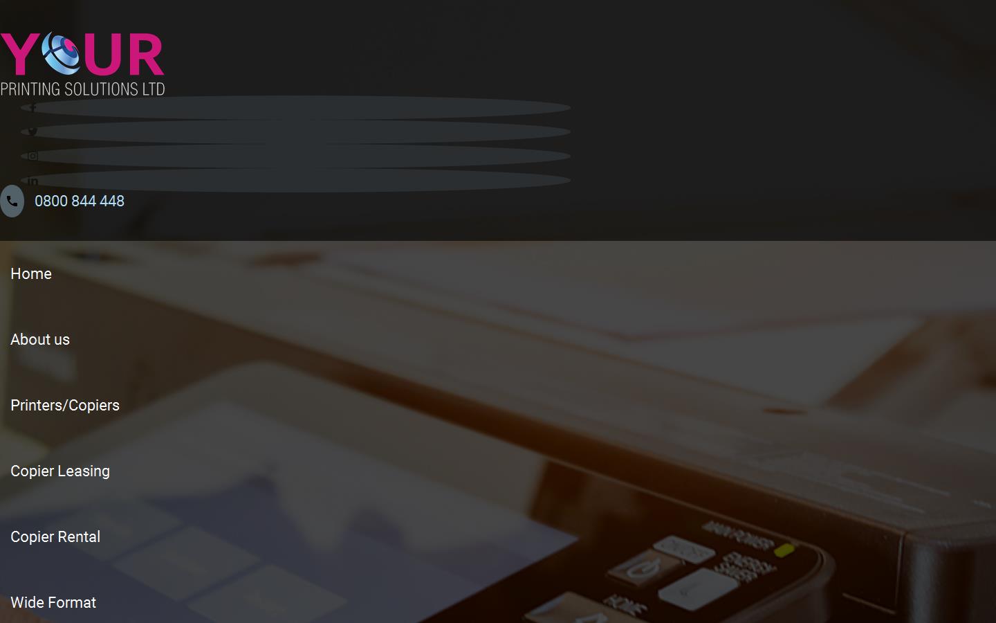 Your Printing Solutions Ltd Website