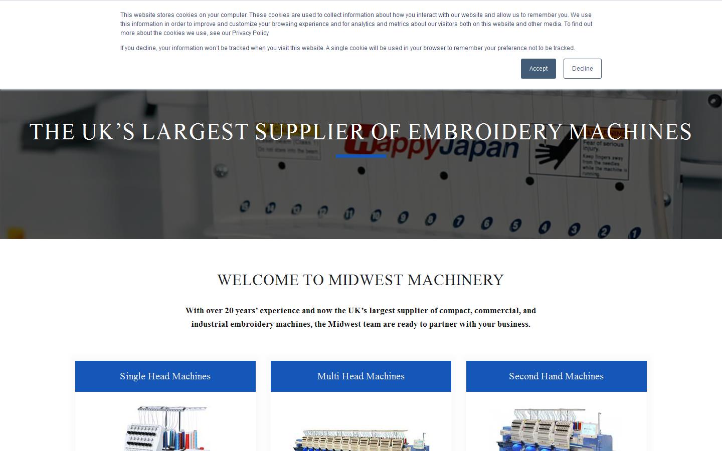 Midwest Machinery Website