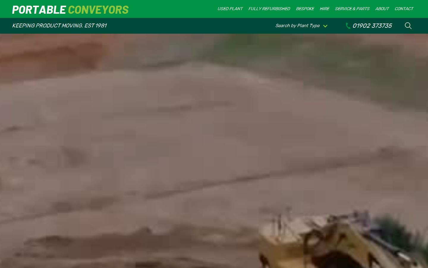 Portable Conveyors Ltd Website