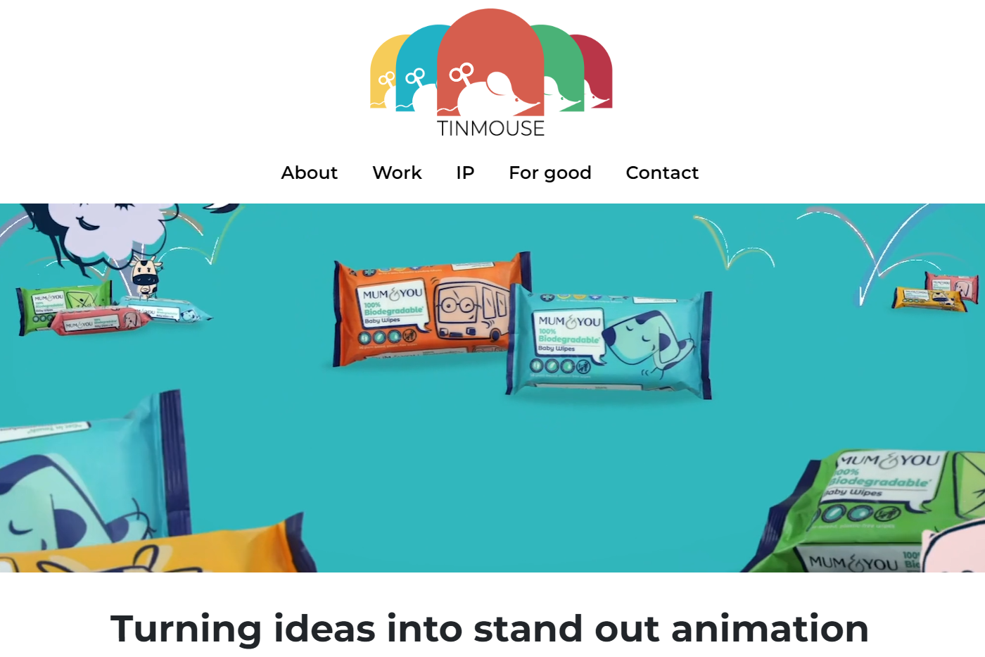 Tinmouse Animation Studio Ltd Website