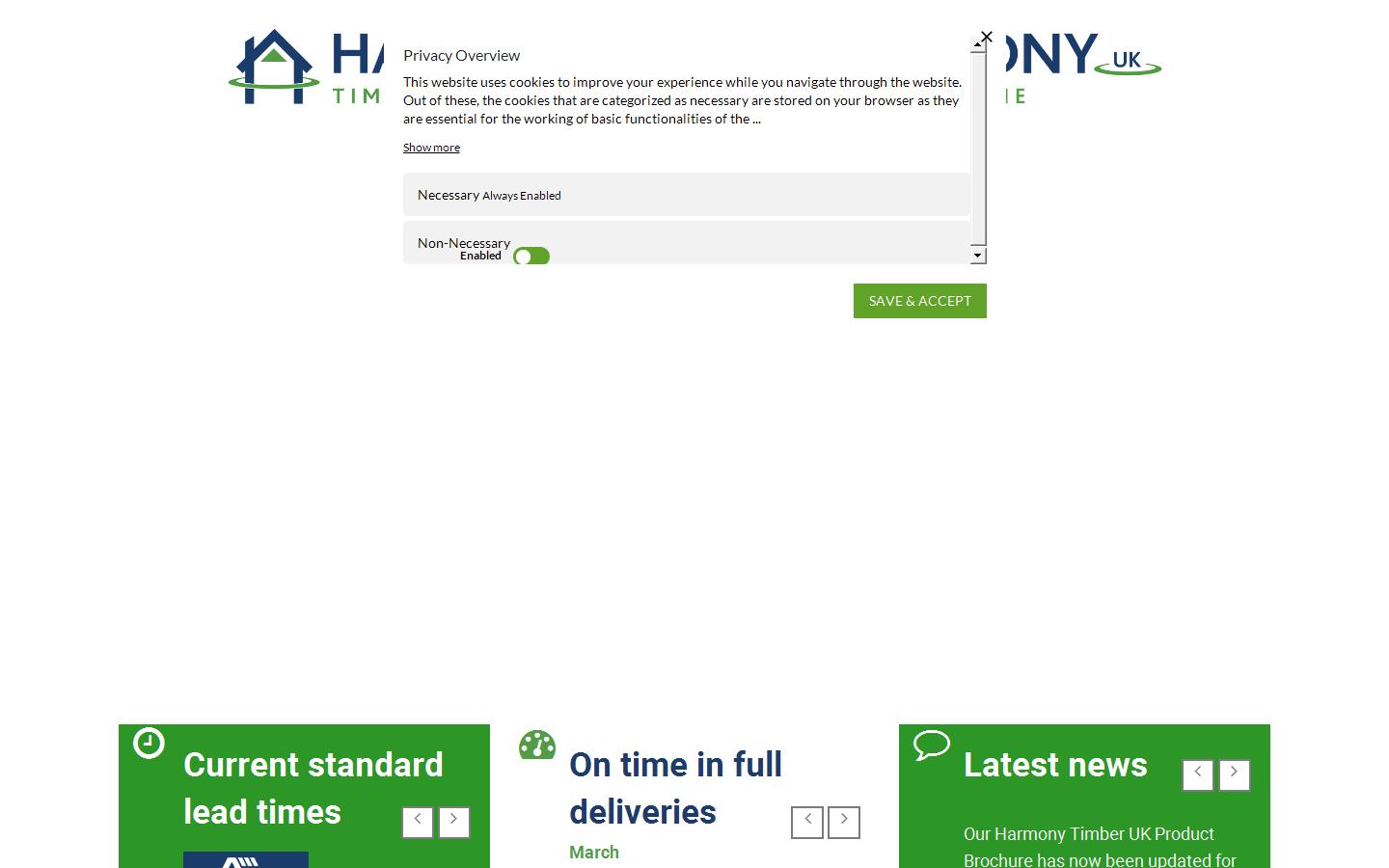 Harmony Timber Solutions Ltd Website