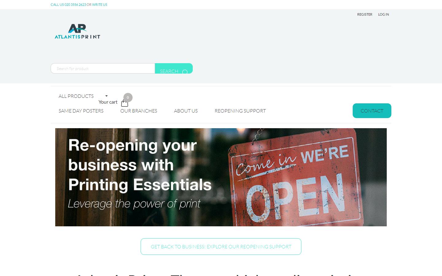 Euston Print by Atlantis Print Website