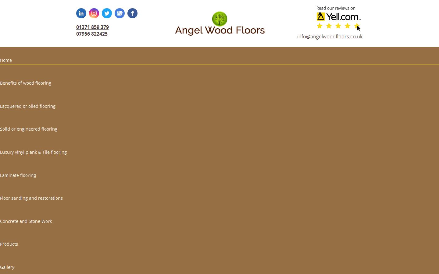 Angel Wood Floors Website