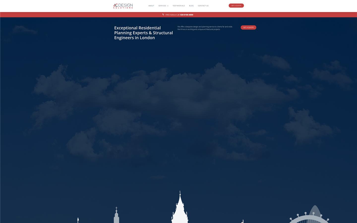 AC Design Solutions Website