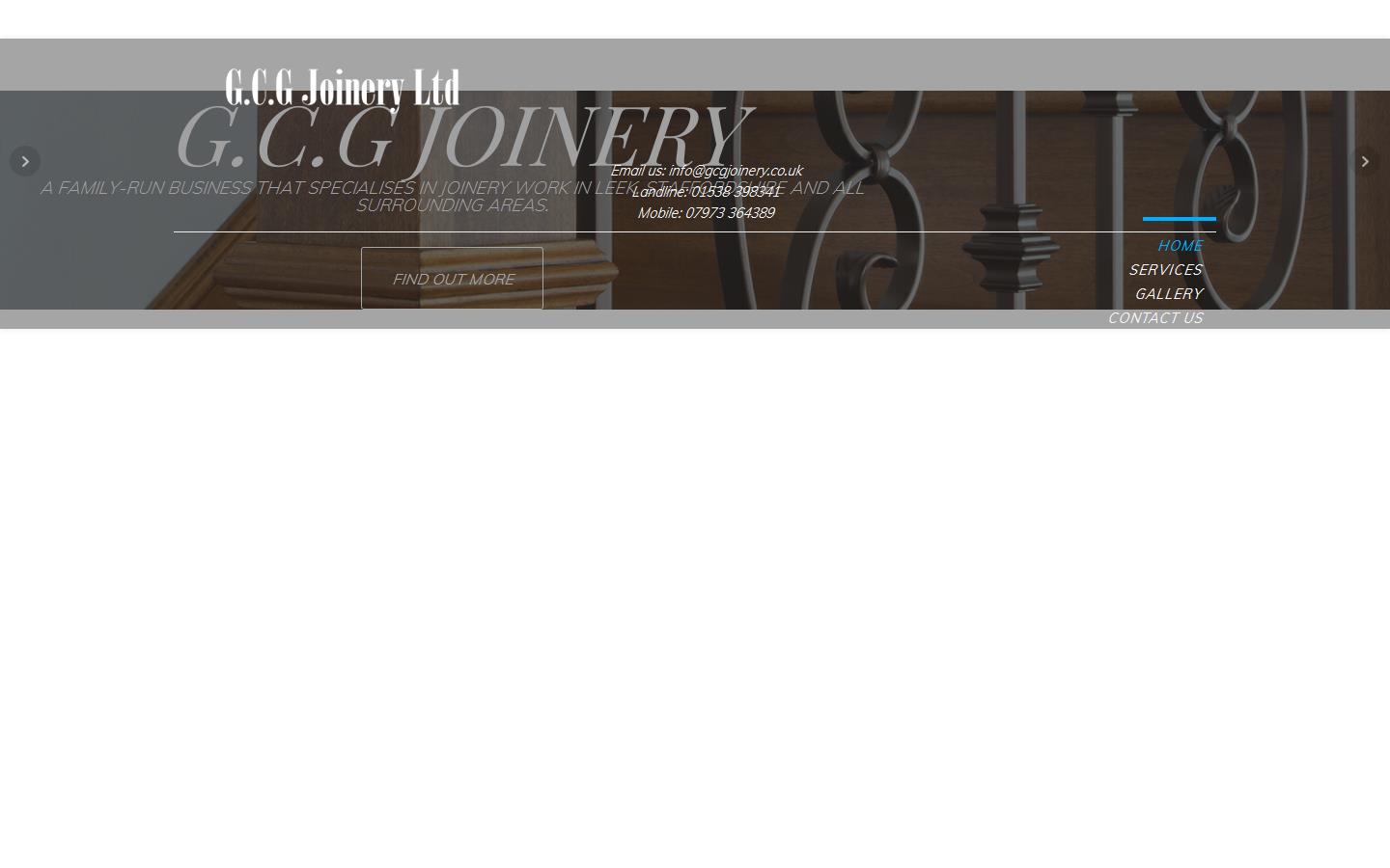 GCG Joinery Ltd Website