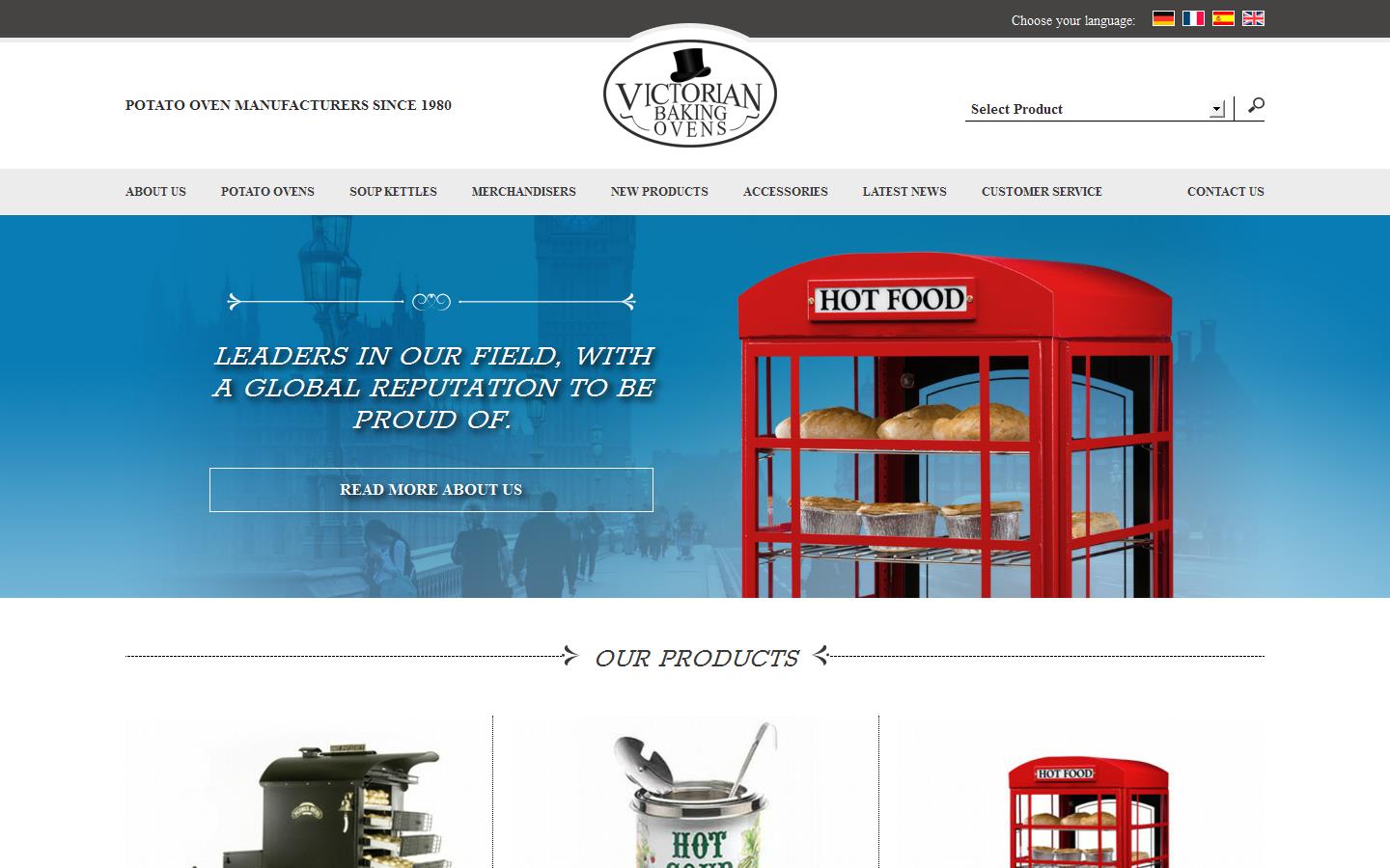 Victorian Baking Ovens Ltd Website