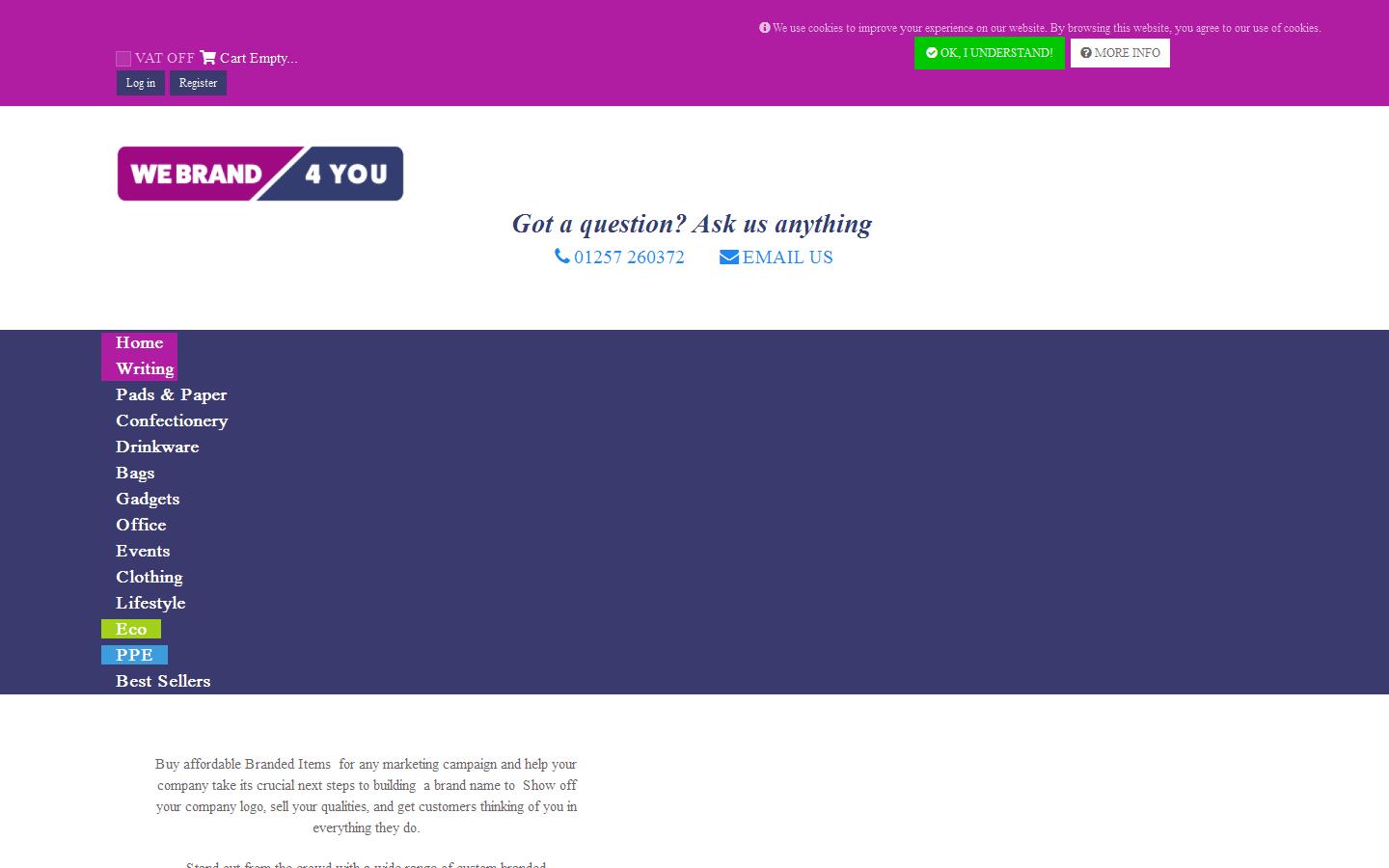 We Brand 4 You Website
