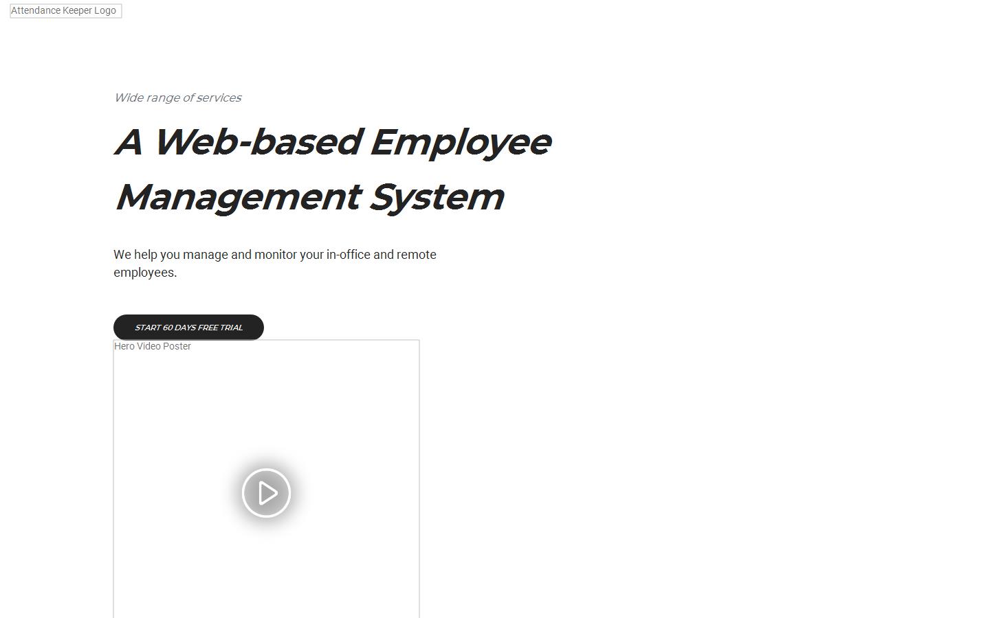 Attendance Keeper Website