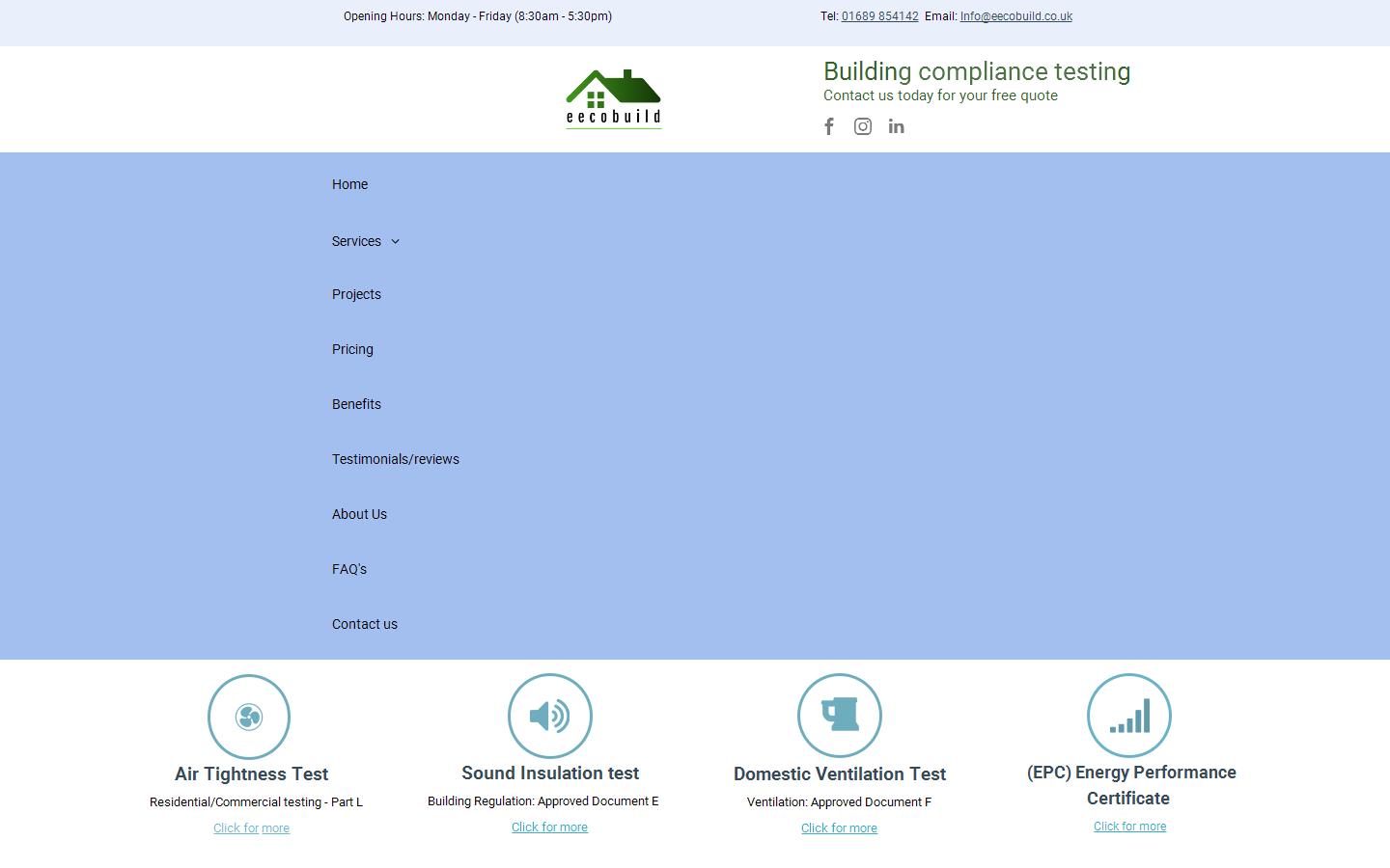 Eecobuild Limited Website