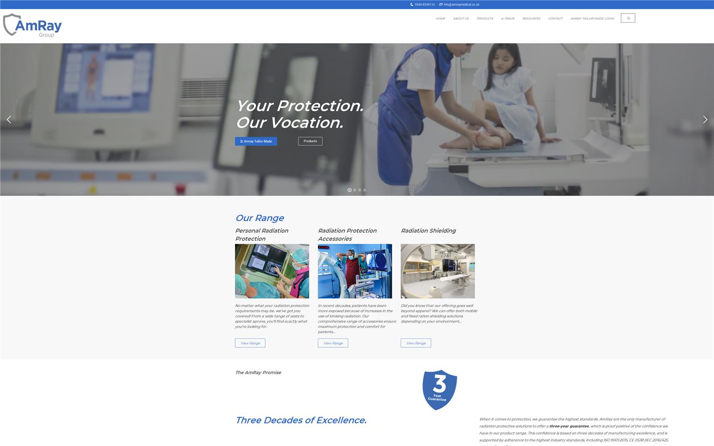 AmRay Medical Website