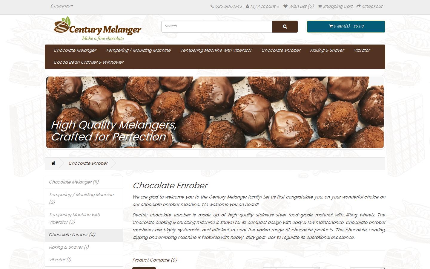 Century Melanger Website