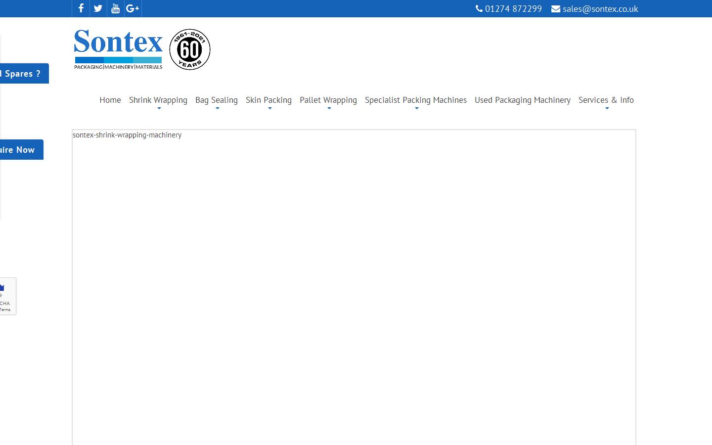 Sontex (Machinery) Ltd Website