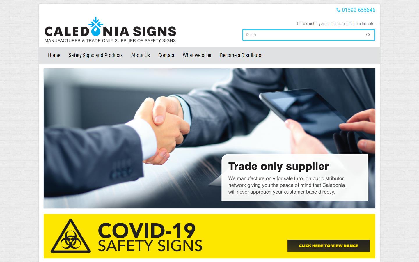 Caledonia Signs Website