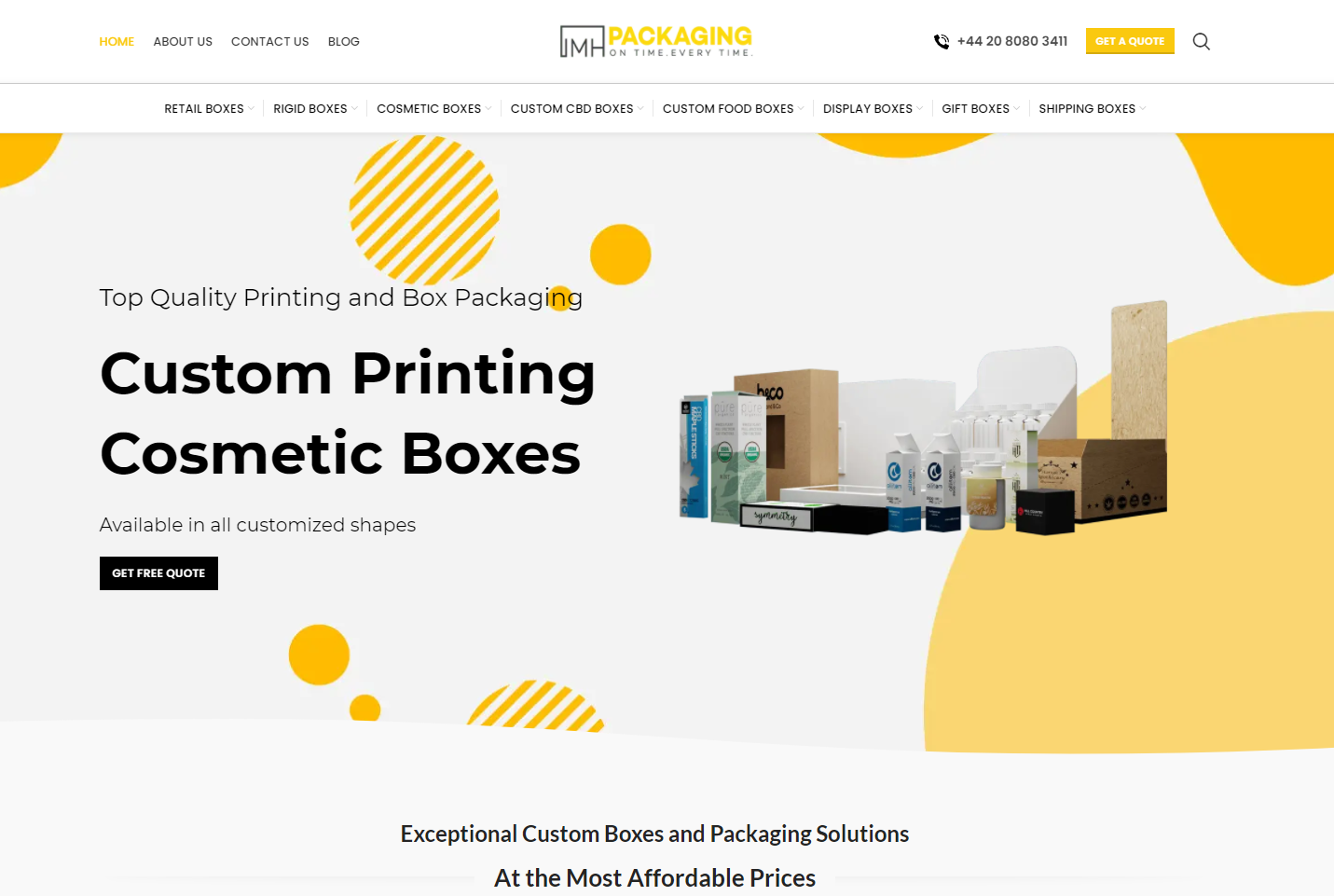 IMH Packaging UK Website