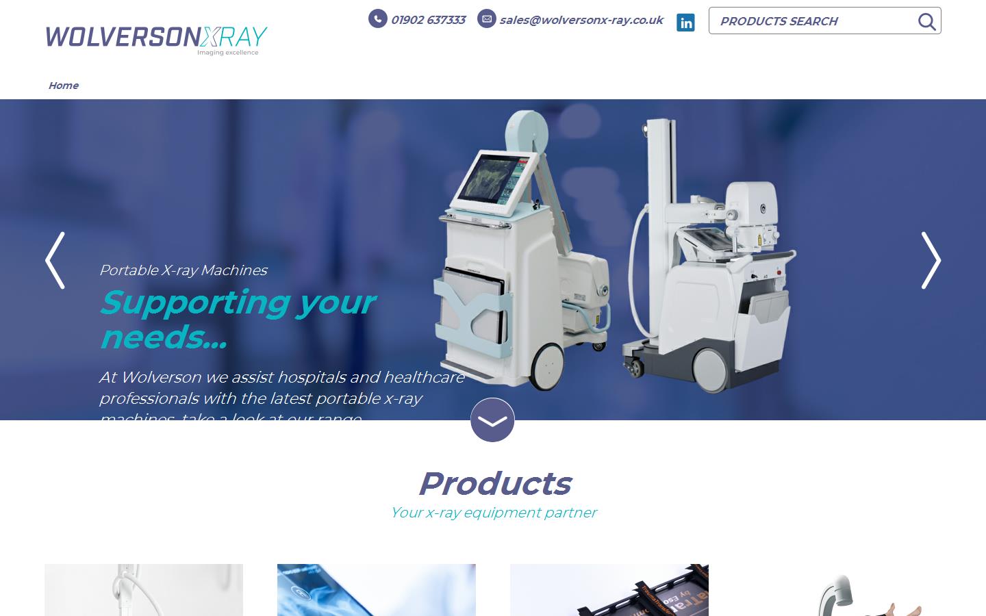 Wolverson X-Ray Ltd Website