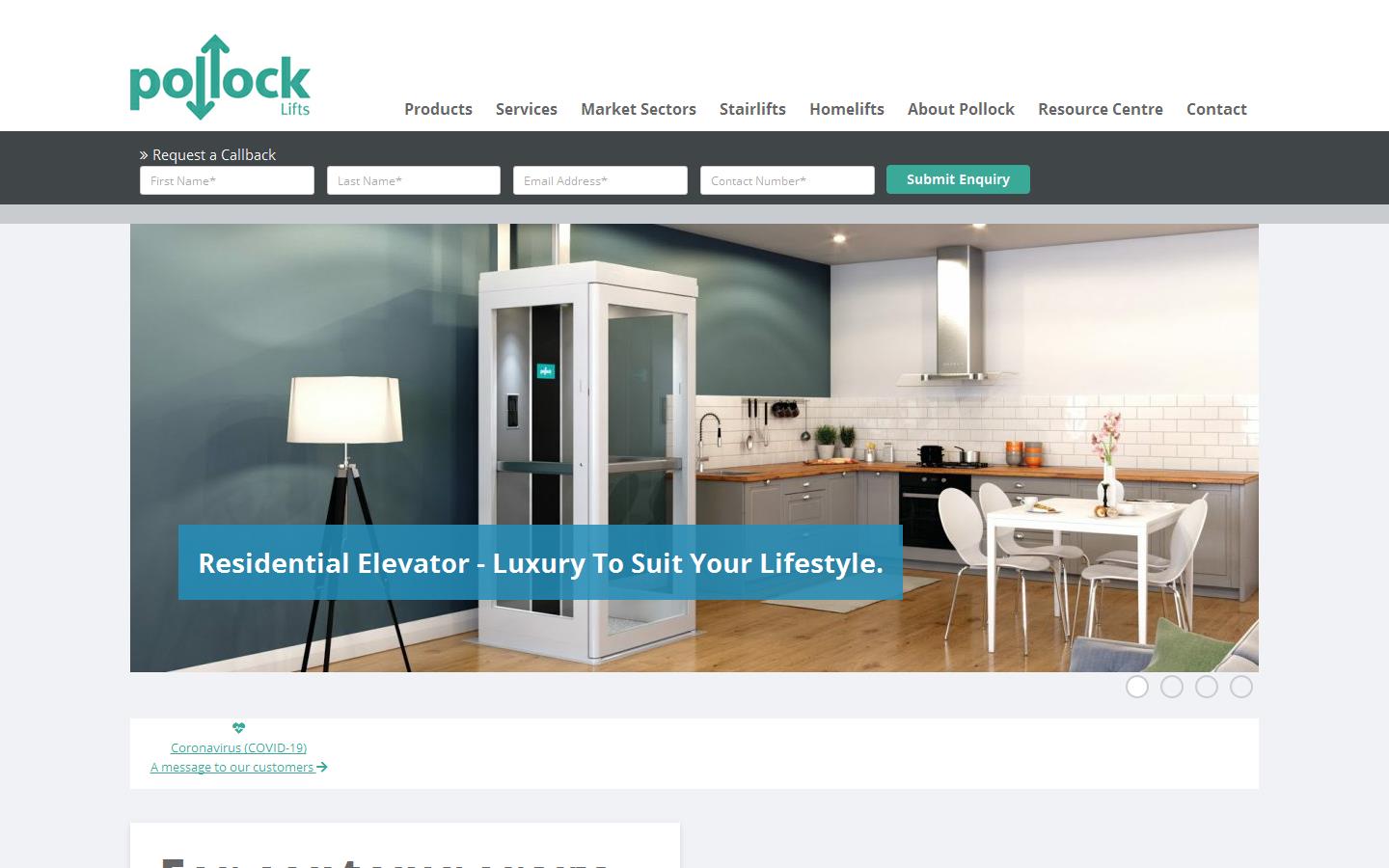 Pollock Lifts Website