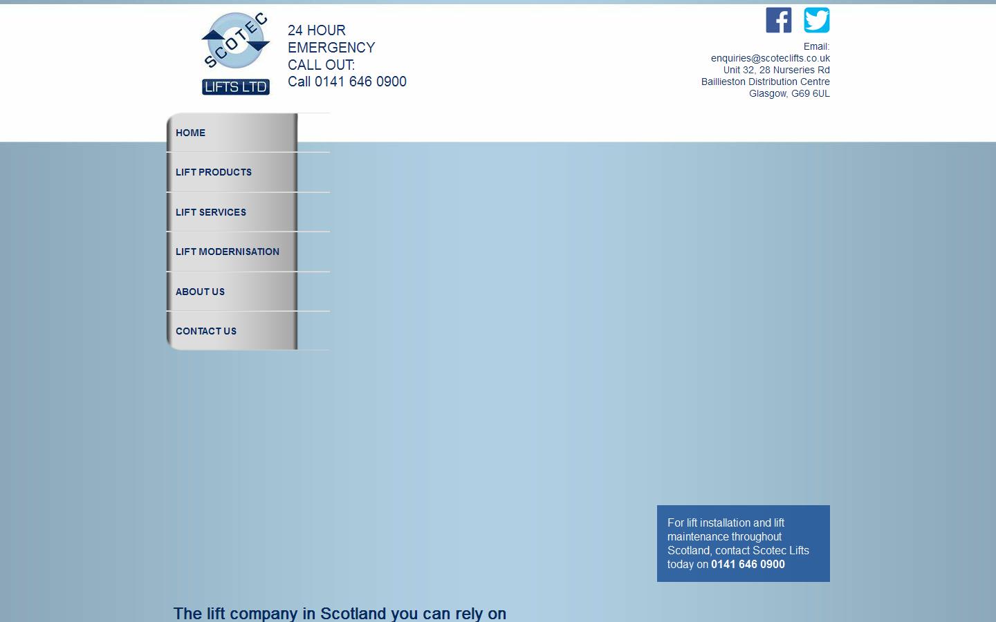 Scotec Lifts Website
