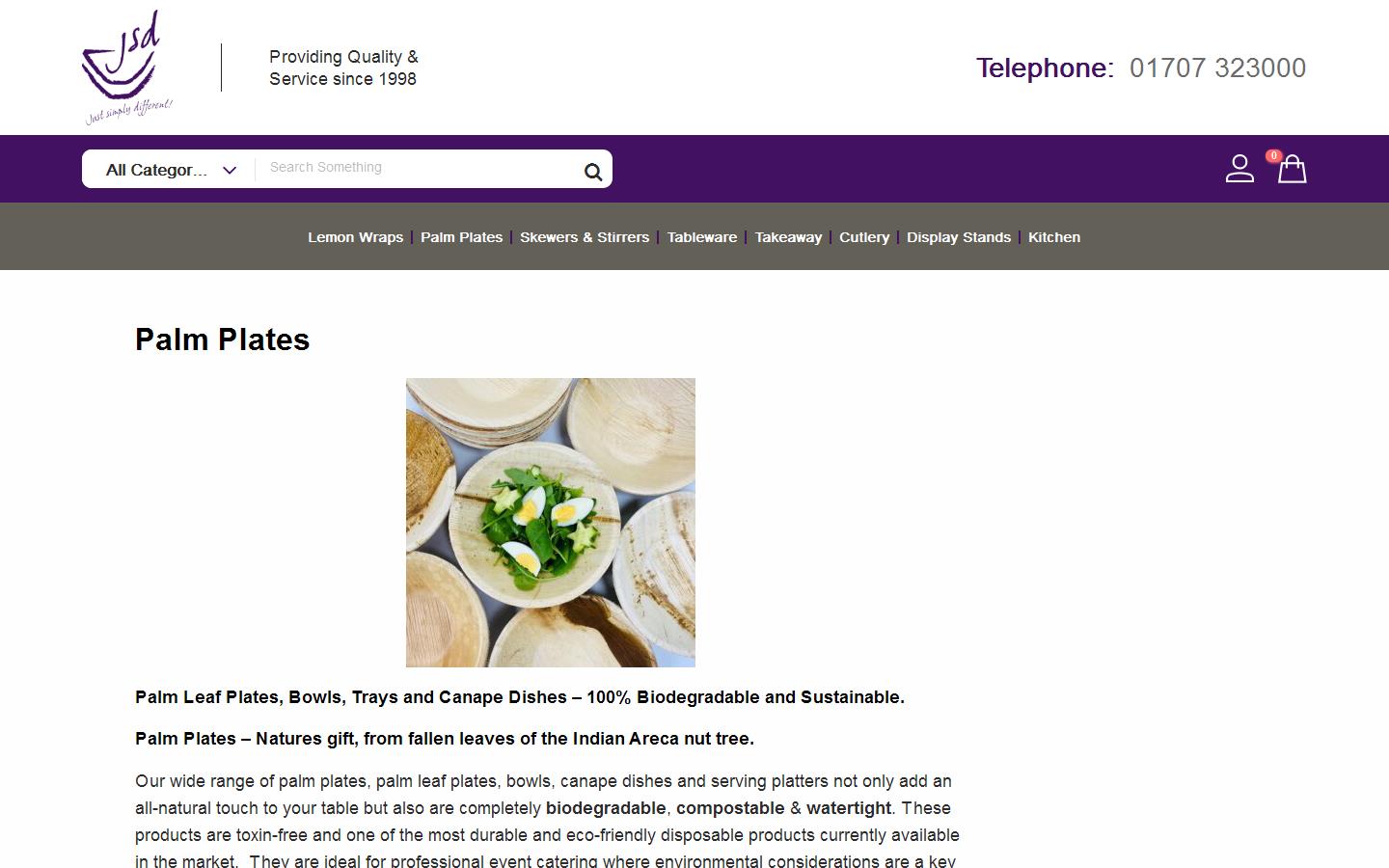 JSD Products Website