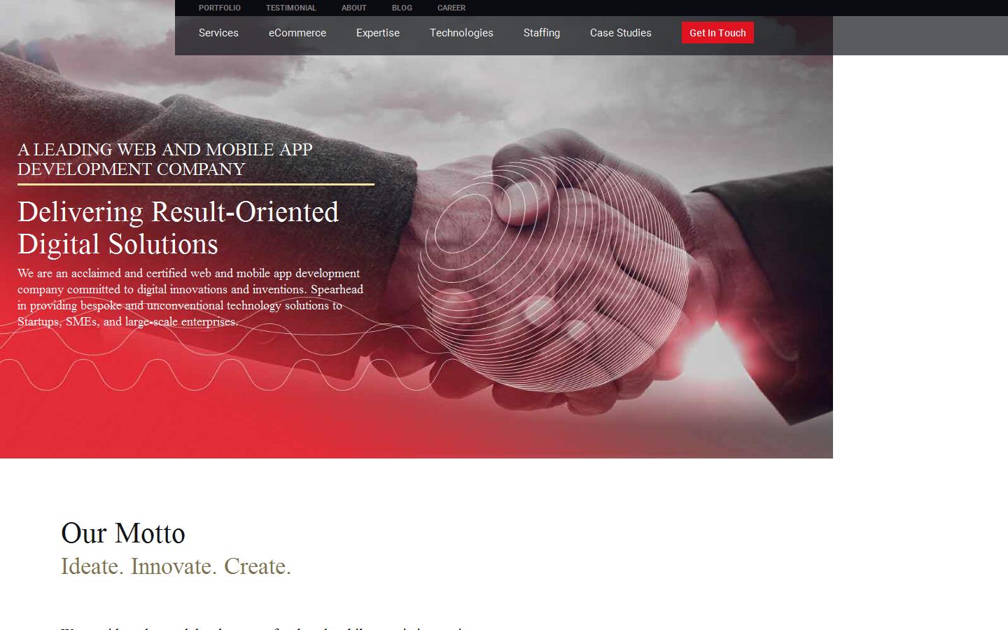 Sparx IT Solutions Website