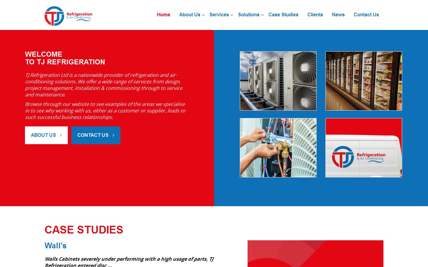 T J Refrigeration Website
